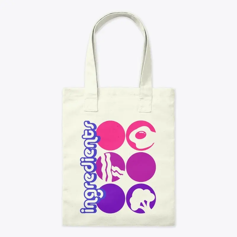 Ingredients Tote Bag